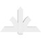 Ekena Millwork Redmond Architectural Grade PVC Gable Bracket, 48"W x 30"H x 6"D x 6"F, 15/12 Pitch GBP048X30X0606RED00 - alternate 2